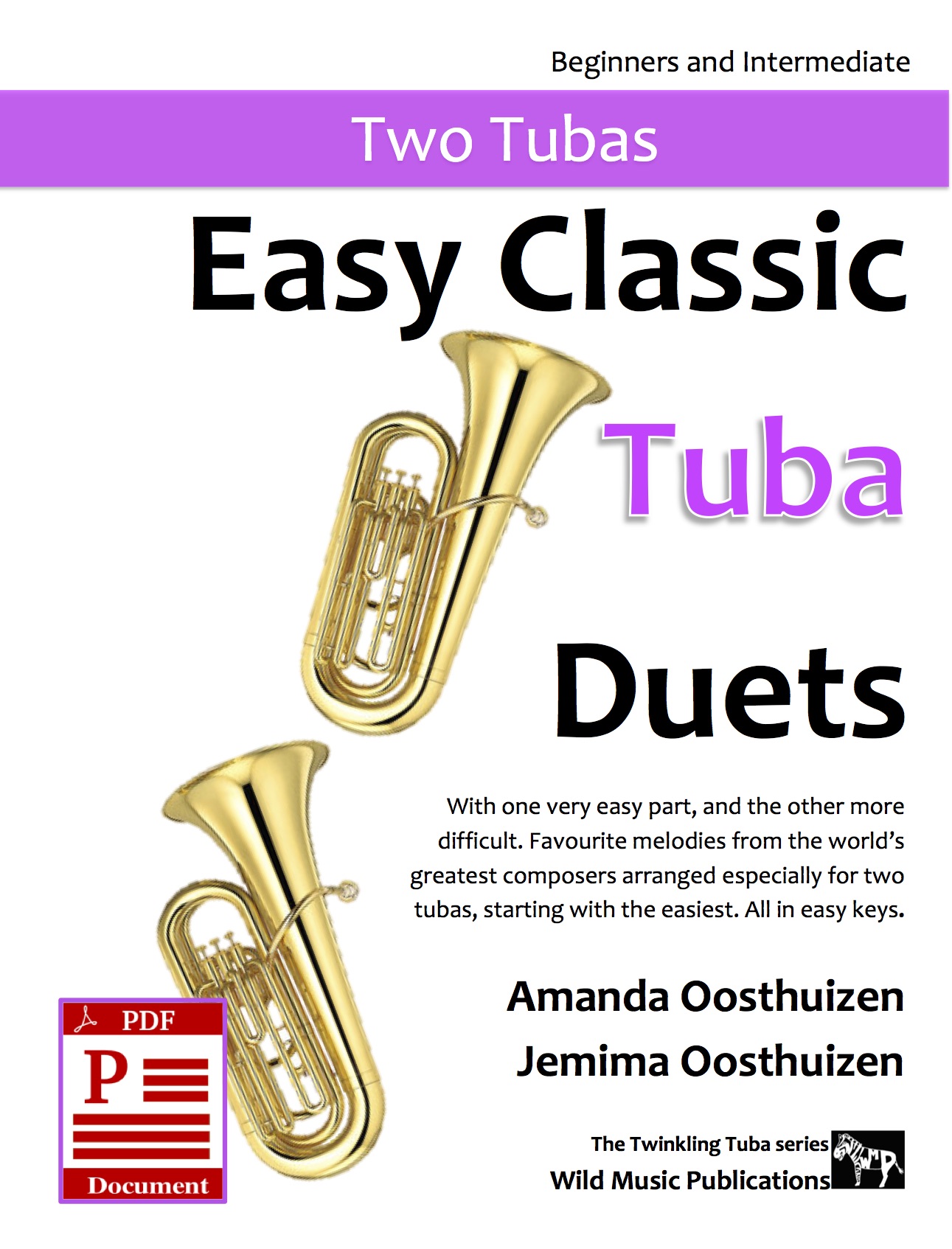 All in easy keys. starting with the easiest Easy Classic French Horn Duets: With one very easy part Comprises favourite melodies from the world’s greatest .. and the other more difficult 