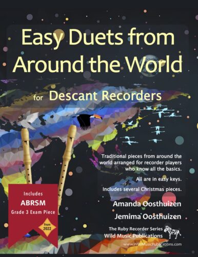 Easy Duets from Around the World for Descant (Soprano) Recorders