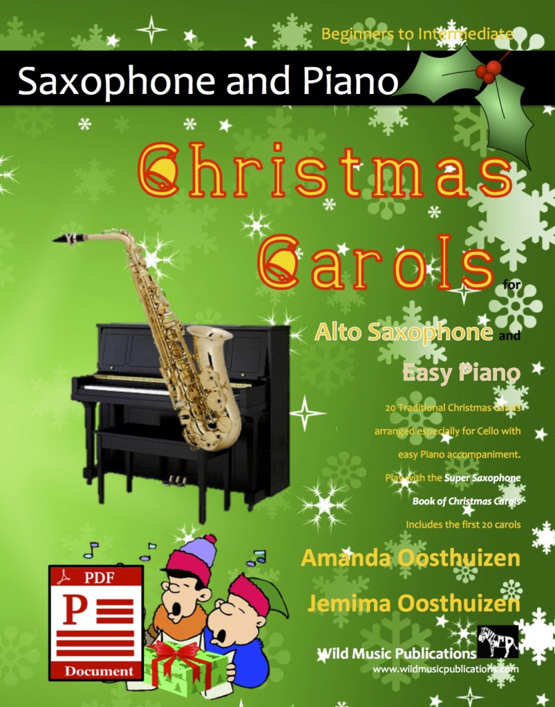 Christmas Carols for Alto Saxophone and Easy Piano Download