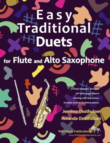 Easy Traditional Duets for Flute and Alto Saxophone