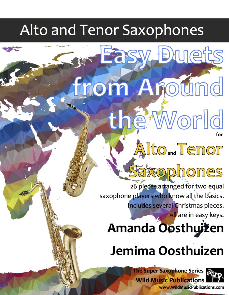 Easy Duets from Around the World for Alto and Tenor Saxophones Wild Music Publications