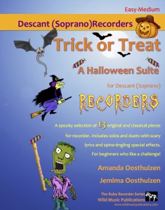 Trick or Treat - A Halloween Suite for Descant (Soprano) Recorders