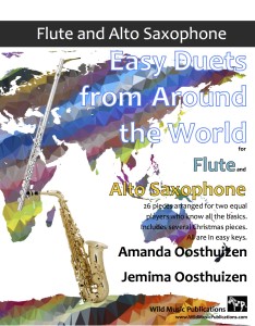 Easy Duets from Around the World for Flute and Alto Saxophone