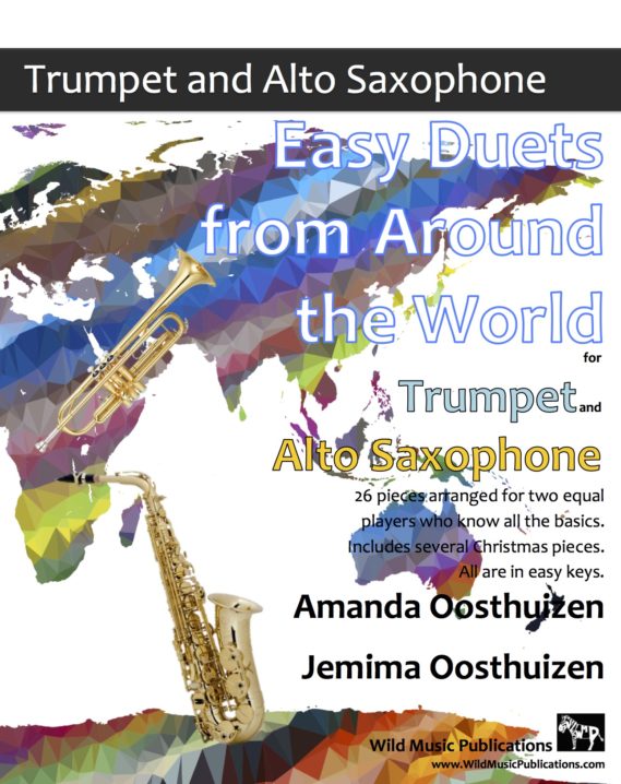 Easy Duets from Around the World for Trumpet and Alto Saxophone