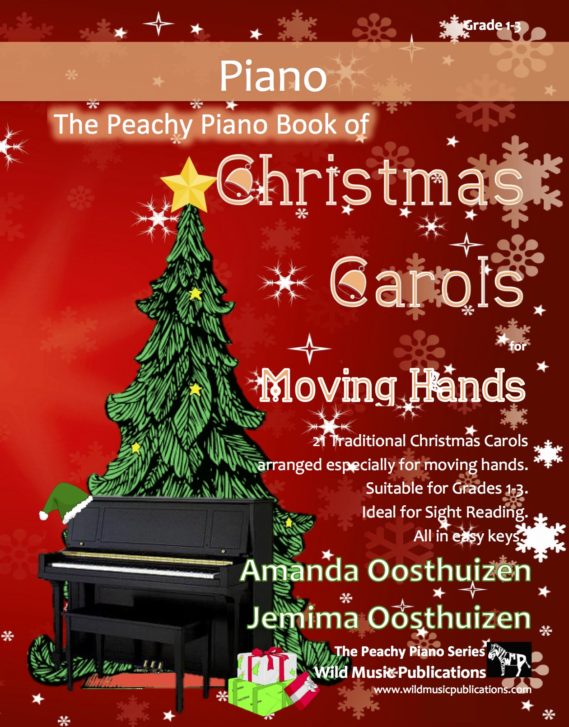 The Peachy Piano Book of Christmas Carols for Moving Hands