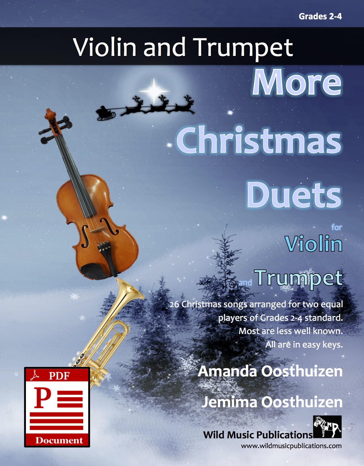More Christmas Duets for Violin and Trumpet Download - Wild Music ...