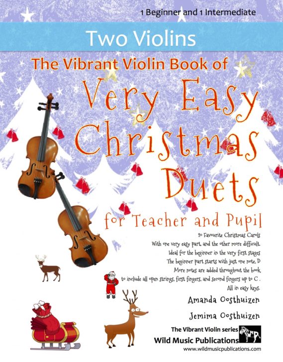 The Vibrant Violin Book of Very Easy Christmas Duets for Teacher and Pupil