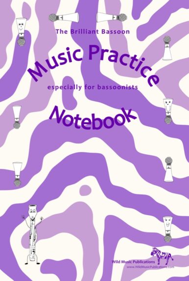 The Brilliant Bassoon Music Practice Notebook