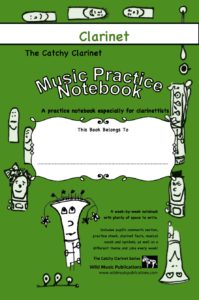 The Catchy Clarinet Music Practice Notebook