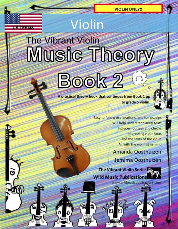 The Vibrant Violin Music Theory Book 2 - US Terms