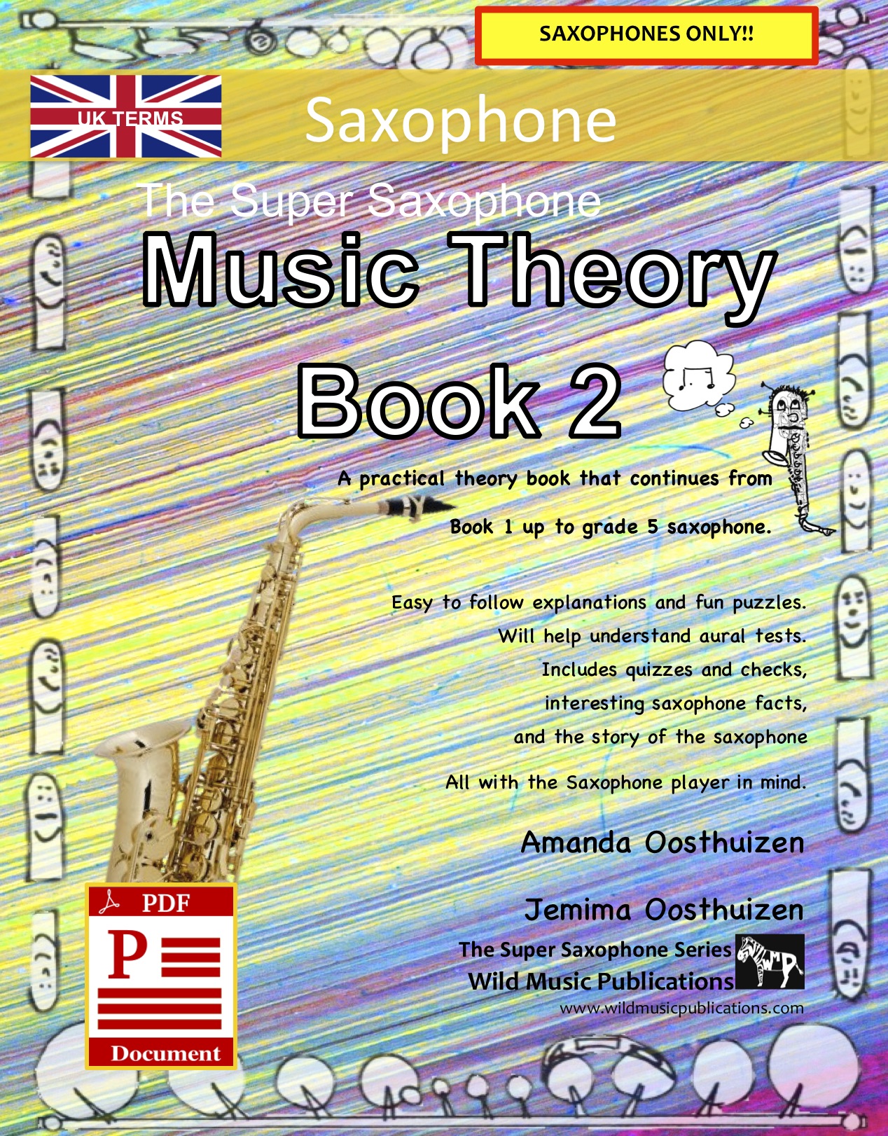 The Super Saxophone Music Theory Book 2 UK Terms