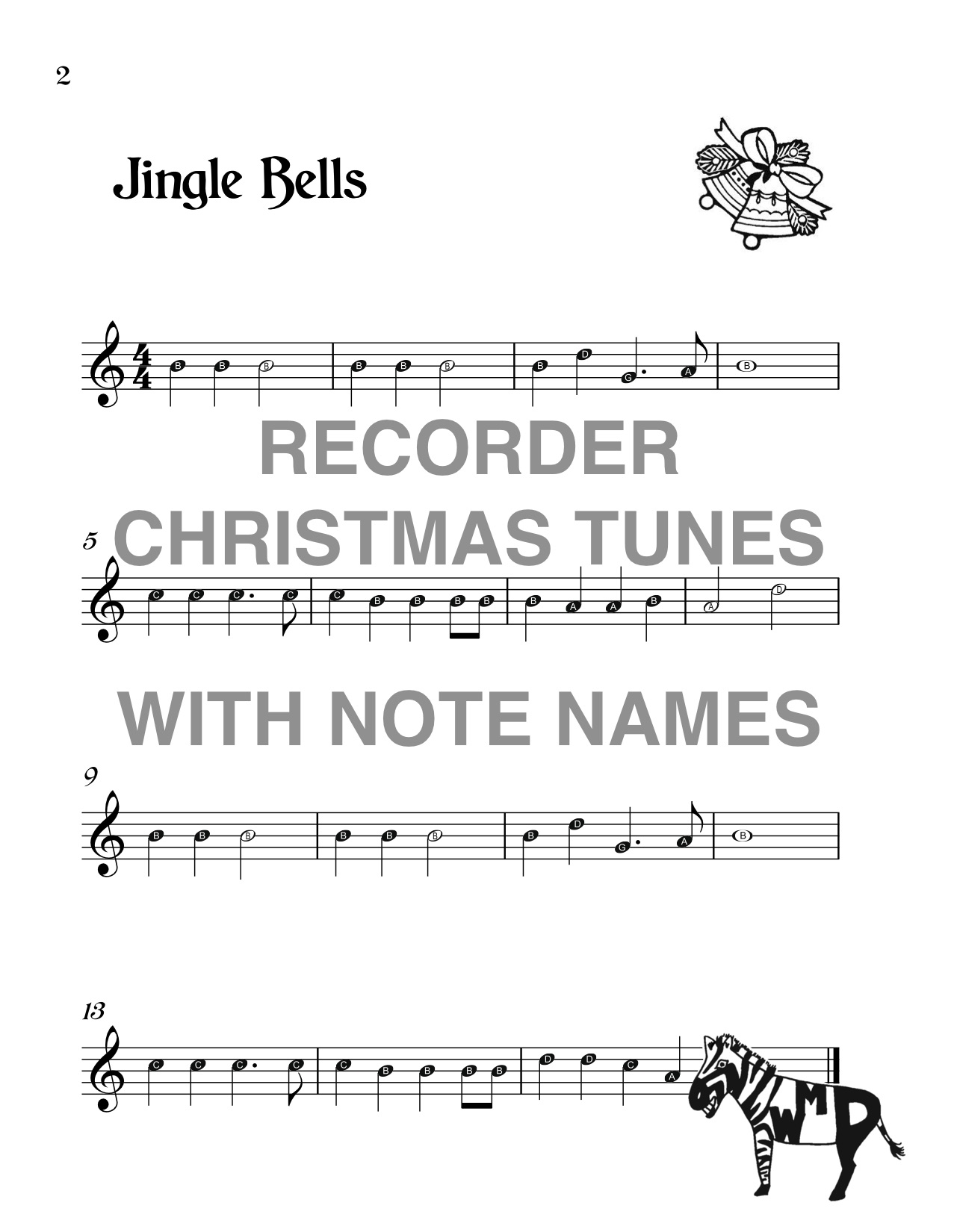 Recorder Songs Jingle Bells