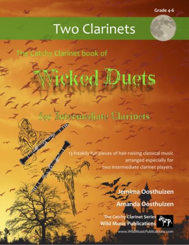 The Catchy Clarinet Book of Wicked Duets for Intermediate Clarinets