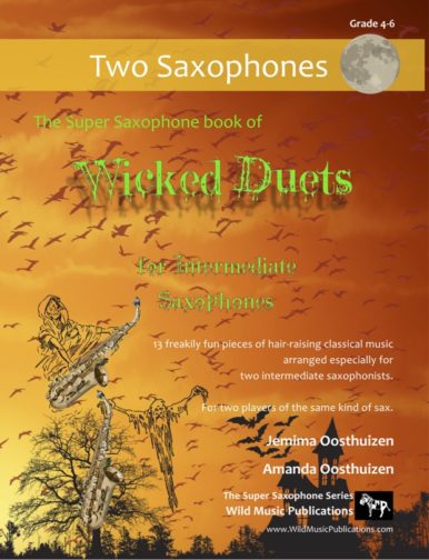 The Super Saxophone Book of Wicked Duets for Intermediate Saxophones
