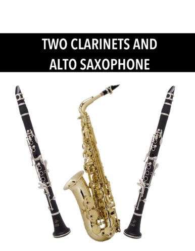 Two Clarinets and Alto Saxophone