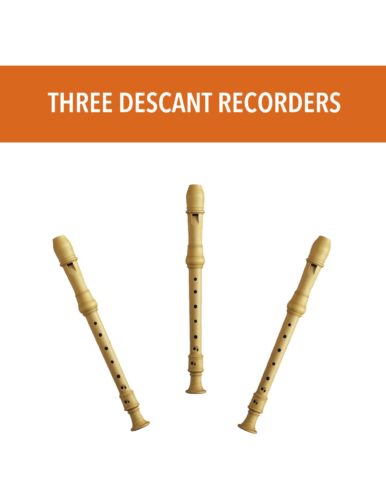 Three Descant Recorders
