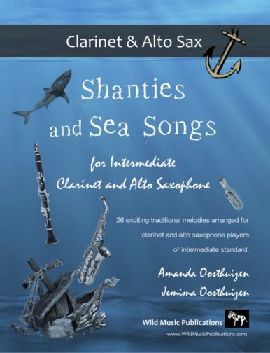 Shanties and Sea Songs for Intermediate Clarinet and Alto Saxophone