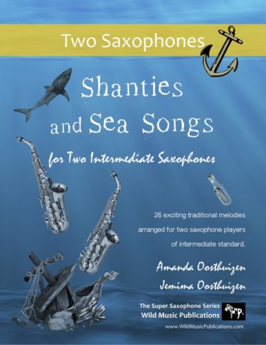Shanties and Sea Songs for Two Intermediate Saxophones