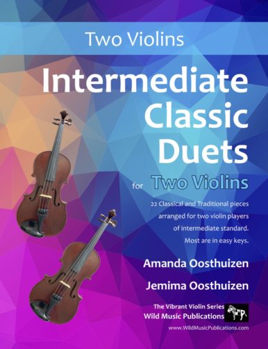 Intermediate Classic Duets for Two Violins
