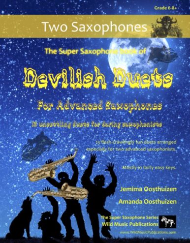 The Super Saxophone Book of Devilish Duets for Advanced Saxophones