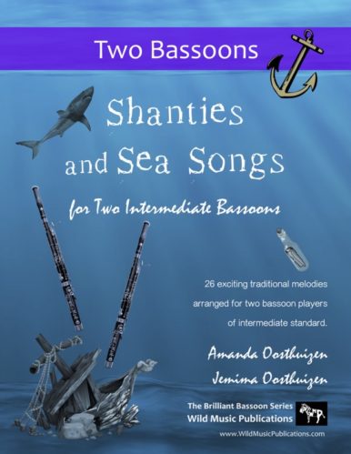 Shanties and Sea Songs for Two Intermediate Bassoons