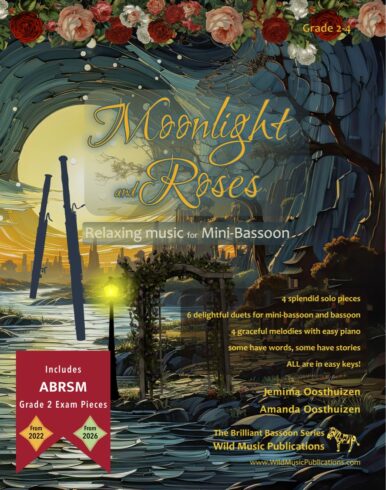 The Brilliant Bassoon Book of Moonlight and Roses for Mini-Bassoon