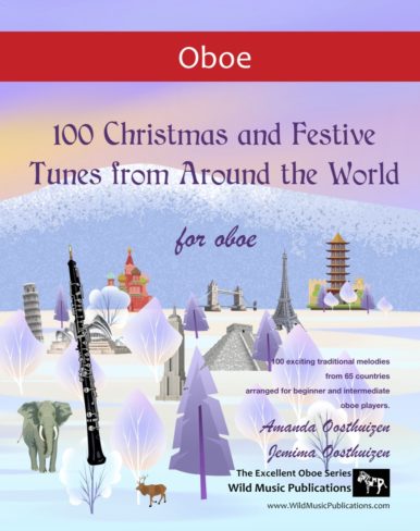 100 Christmas and Festive Tunes from Around the World for Oboe