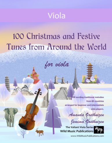 100 Christmas and Festive Tunes from Around the World for Viola