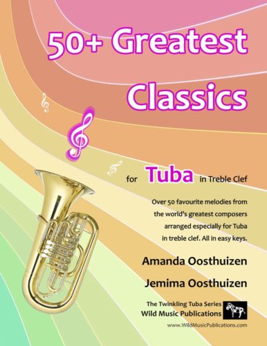 50+ Greatest Classics for Tuba in Treble Clef