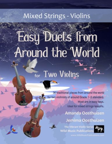 Mixed Strings: Easy Duets from Around the World for Two Violins