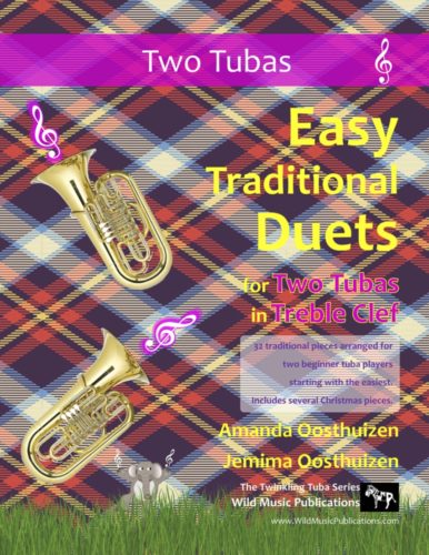 Easy Traditional Duets for Two Tubas in Treble Clef