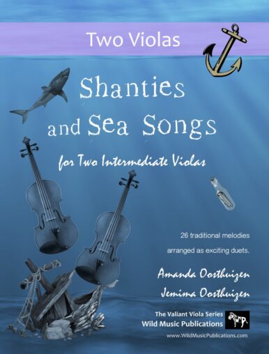 Shanties and Sea Songs for Two Intermediate Violas