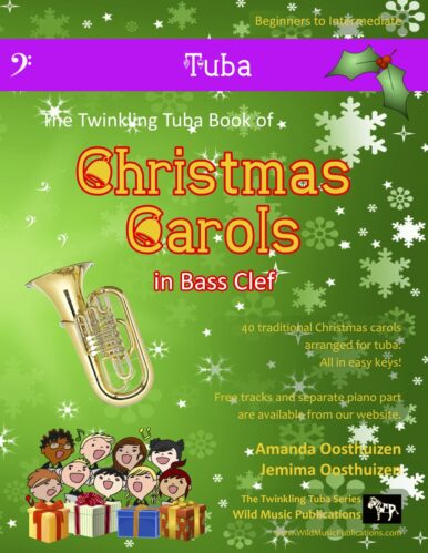 The Twinkling Tuba Book of Christmas Carols in Bass Clef
