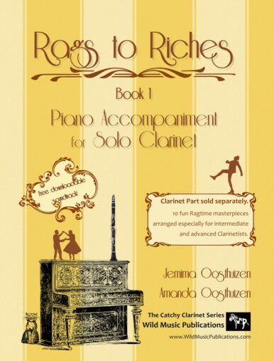 Rags to Riches Book 1 Piano Accompaniment for Solo Clarinet