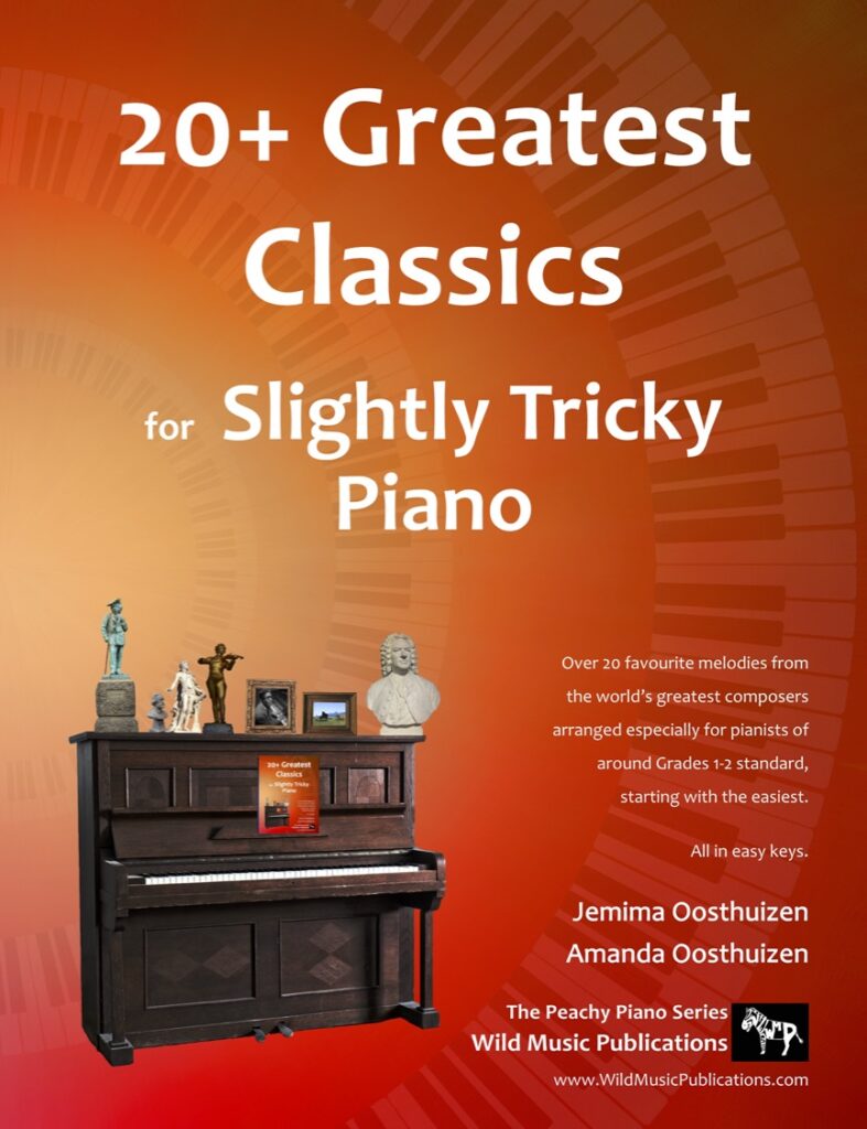 20+ Greatest Classics for Slightly Tricky Piano – Wild Music Publications