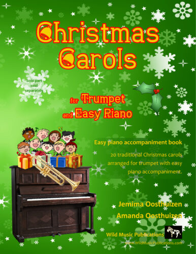 Christmas Carols for Trumpet and Easy Piano