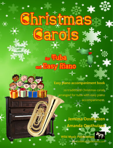 Christmas Carols for Tuba and Easy Piano