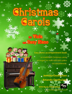 Christmas Carols for Viola and Easy Piano