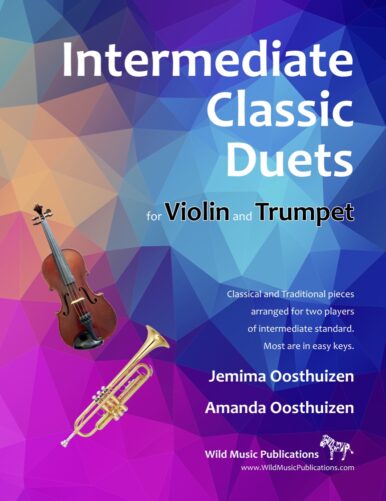 Intermediate Classic Duets for Violin and Trumpet