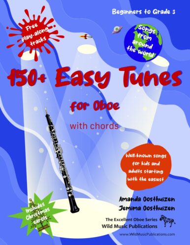150+ Easy Tunes for Oboe with Chords