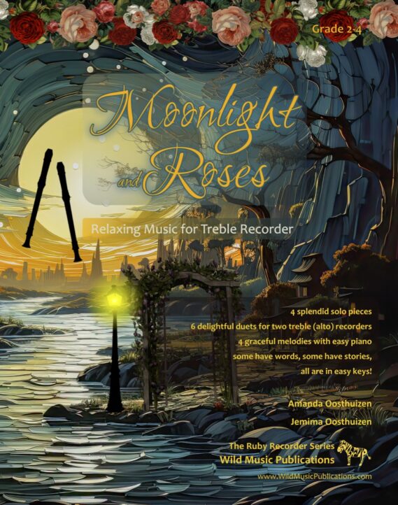 Moonlight and Roses: Relaxing music for Treble Recorder – Wild Music ...