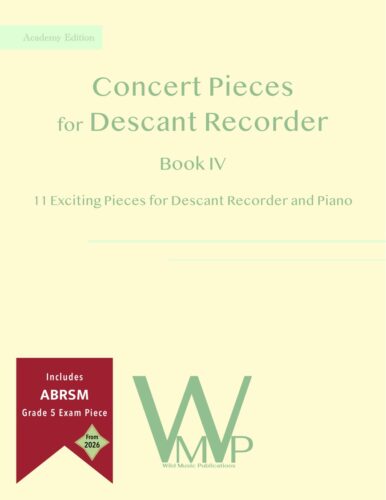 Concert Pieces Book IV for Descant Recorder and Piano (Academy Edition)