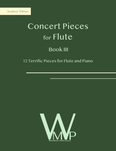 Concert Pieces Book III for Flute and Piano (Academy Edition)