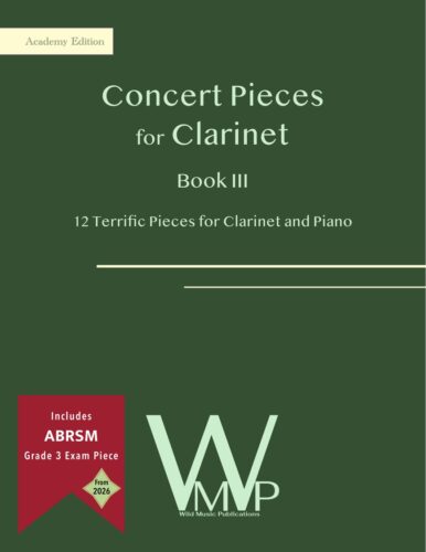 Concert Pieces Book III for Clarinet and Piano (Academy Edition)