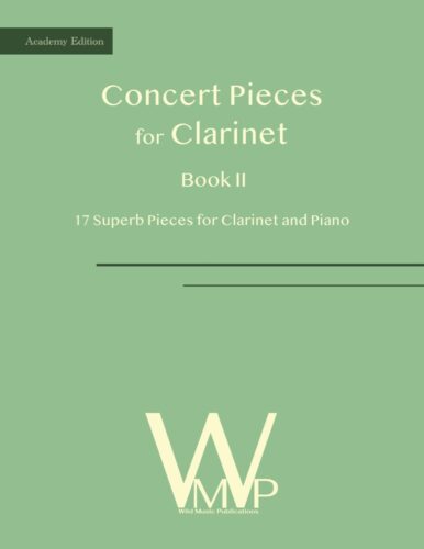 Concert Pieces Book II for Clarinet and Piano (Academy Edition)