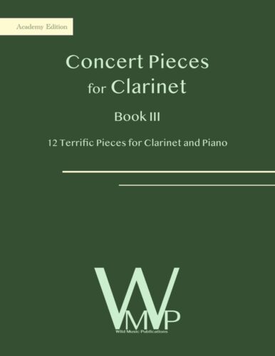 Concert Pieces Book III for Clarinet and Piano (Academy Edition)