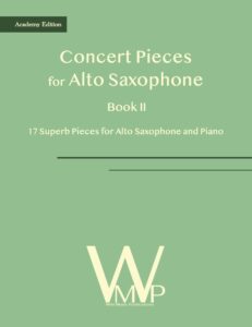 Concert Pieces Book II for Alto Saxophone and Piano (Academy Edition)