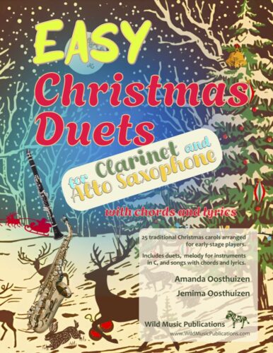 Easy Christmas Duets for Clarinet and Alto Saxophone