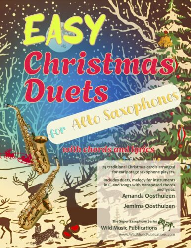 Easy Christmas Duets for Alto Saxophones